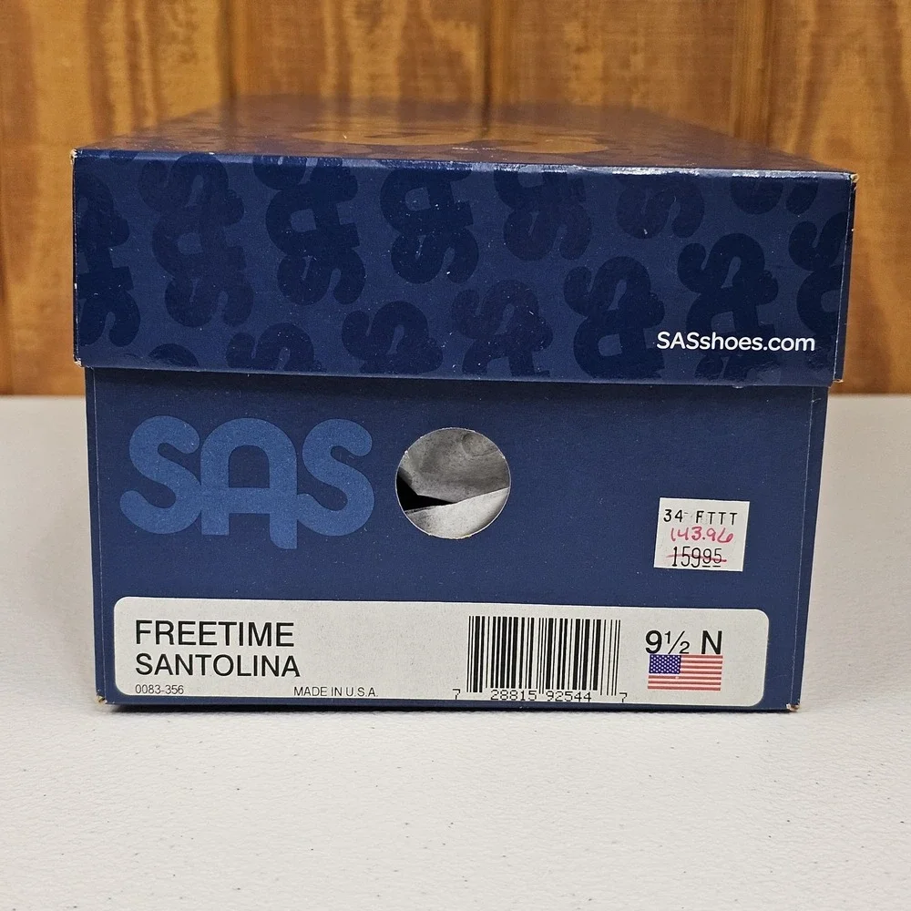 SAS Free Time Santolina Women's Shoes 9.5 Narrow Gray Comfort NIB